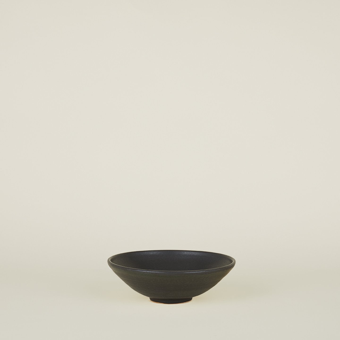 Stoneware Flared Bowl - Black