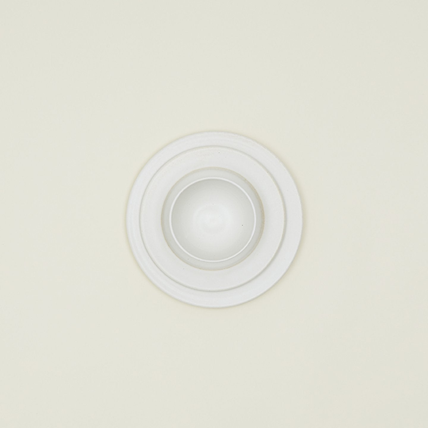 Stoneware 3-piece Setting - Eggshell