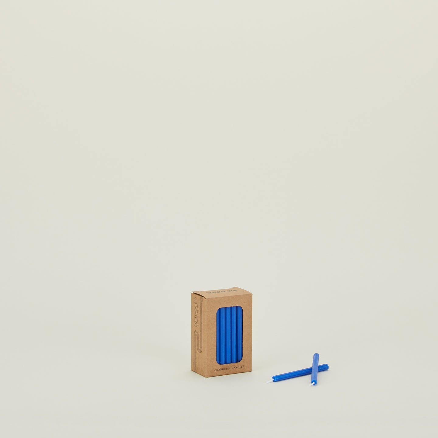 Chanukah Candles, Set of 45 - Blue