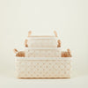 Birch + Leather Basket