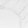 Simple Linen Fitted Sheet - White