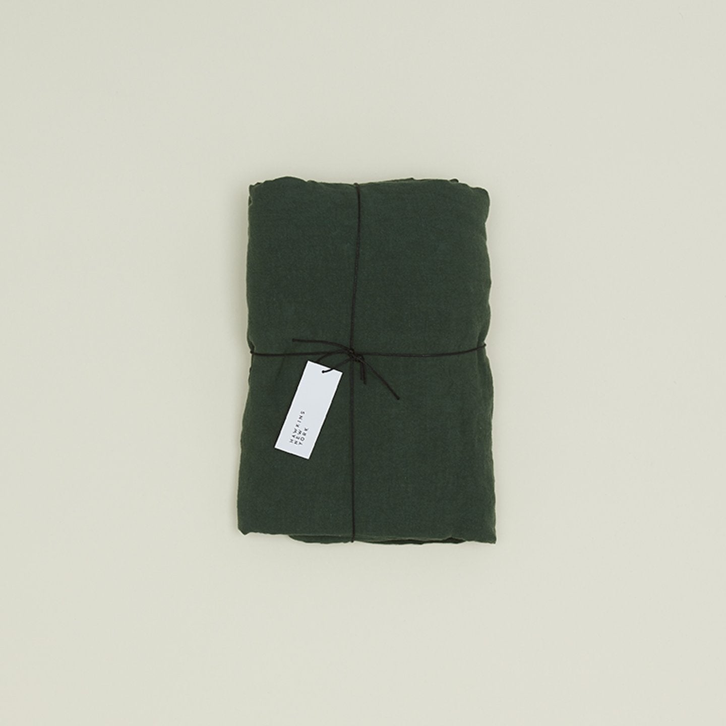 Simple Linen Fitted Sheet - Pine