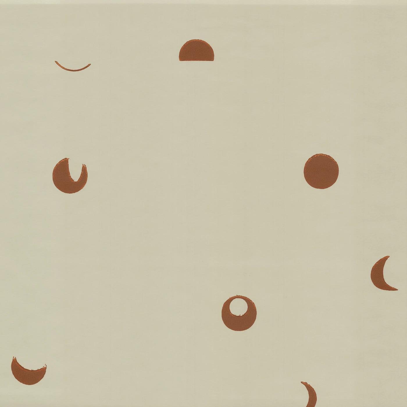 Spaced Moons Wallpaper - Bone