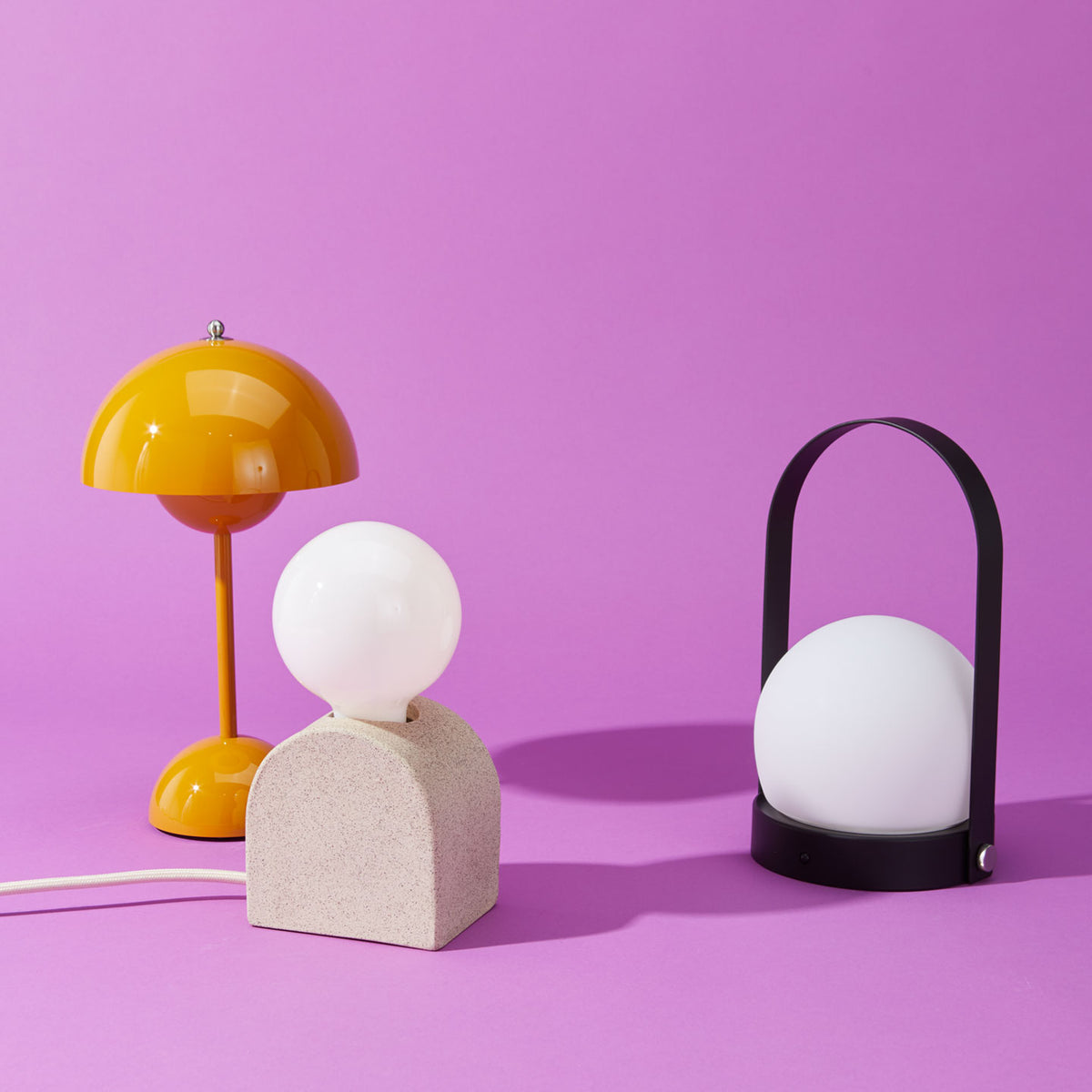 Carrie Led Lamp - Black – Hawkins New York