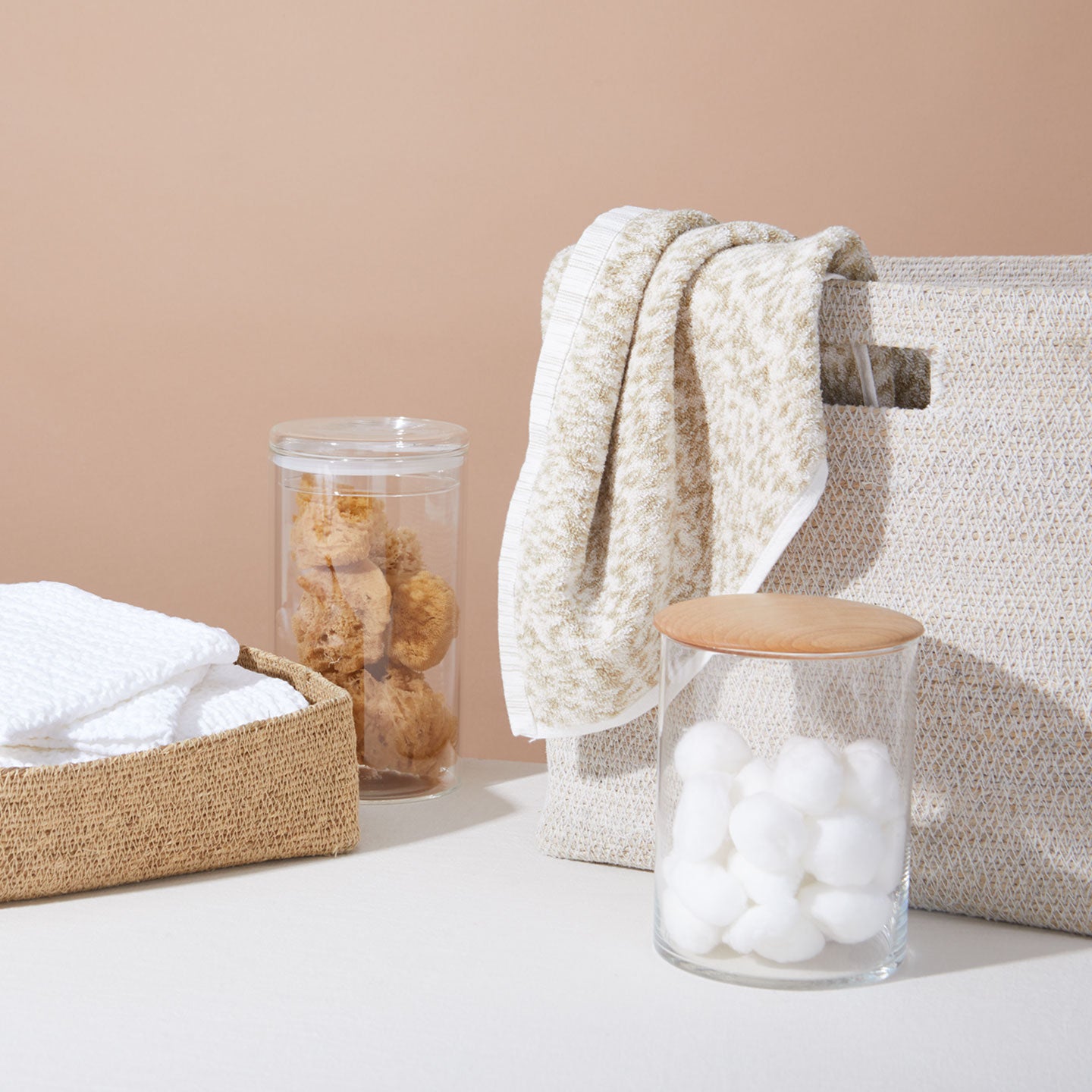 Space Dye Terry Towel - Flax – Hawkins New York