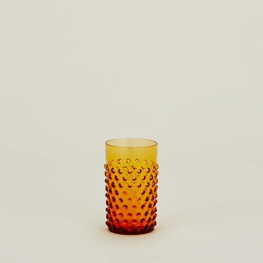 Hobnail Tumbler - Amber