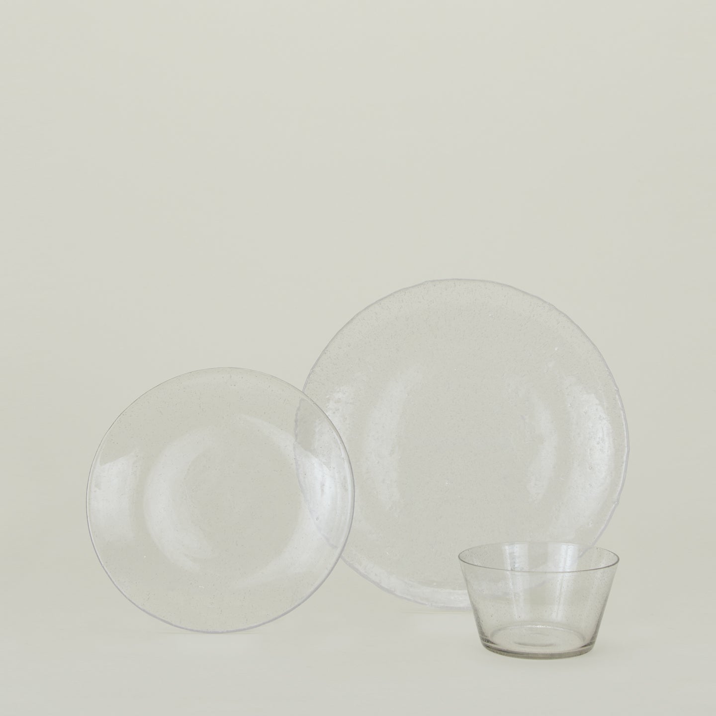Glass Salad Plate - Clear