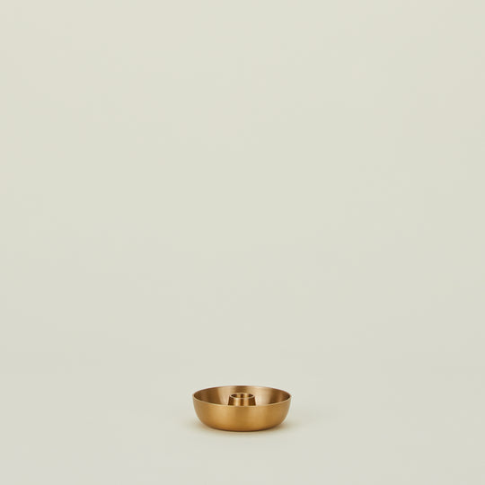Brass Bowl Candle Holder