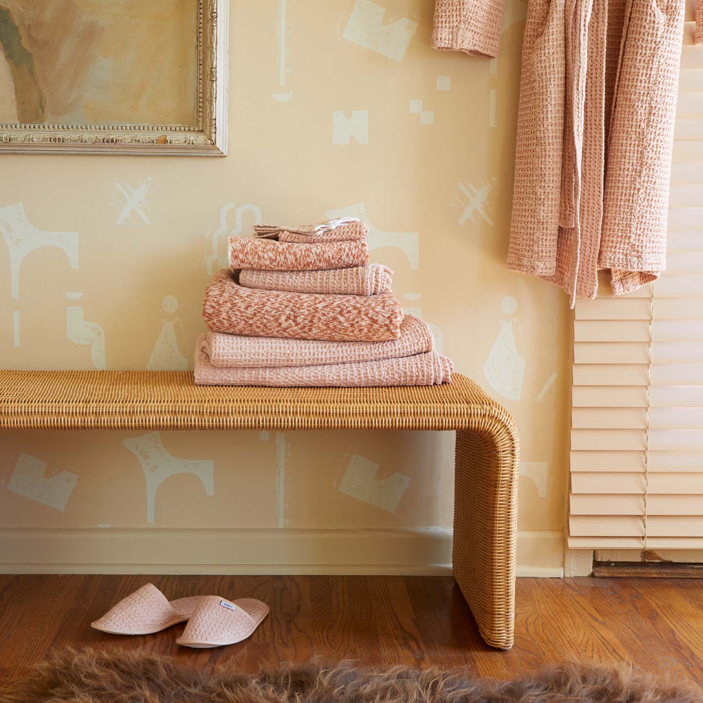 Space Dye Terry Bath Towel, Terracotta | Hawkins NY – Hawkins New York