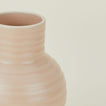 Close up of Essential Ceramic Vase in Blush.