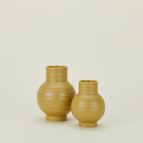 Essential Ceramic Vase - Mustard