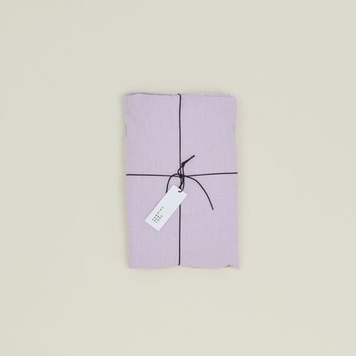Simple Linen Fitted Sheet - Lilac