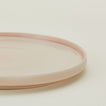 Close up of Essential Dinner Plate in Blush.