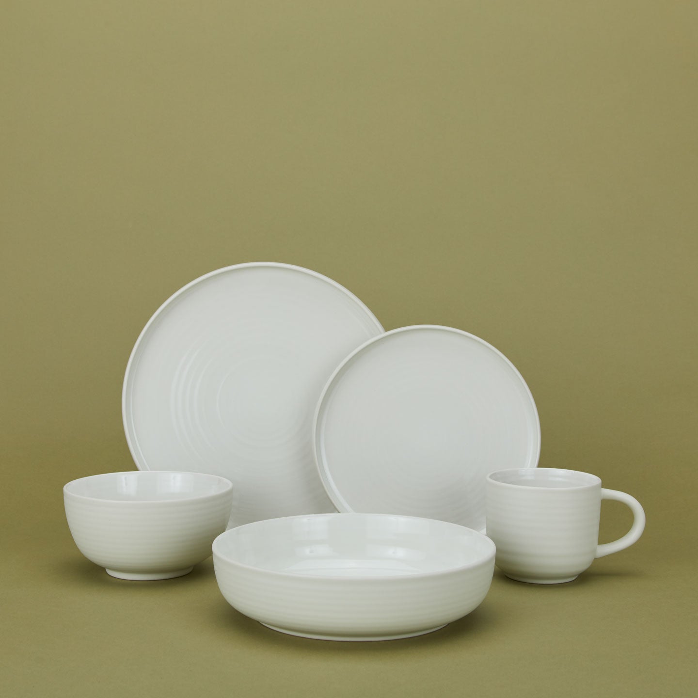 Essential Dinner Plate, Set of 4 - Bone