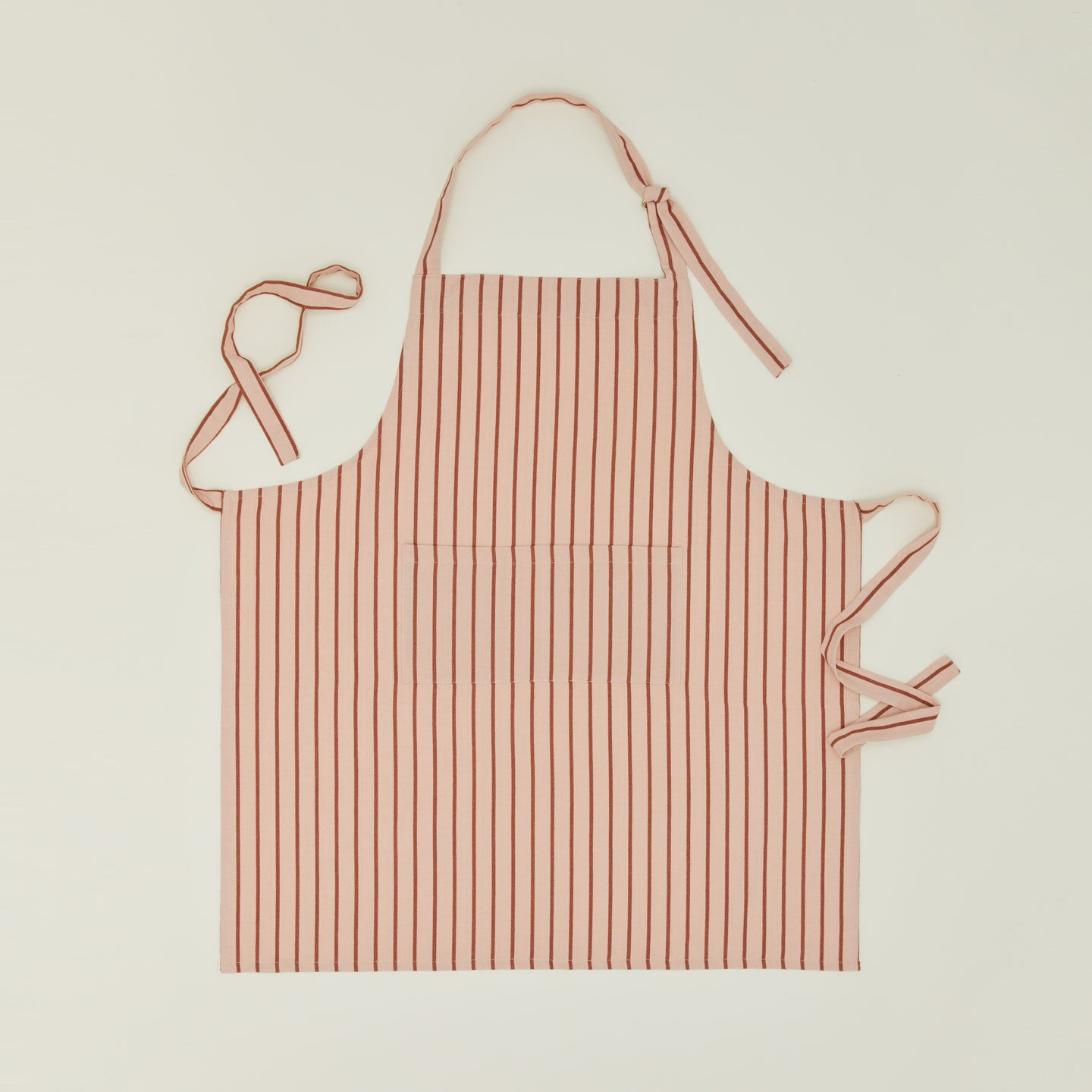 Essential Striped Apron - Blush/Terracotta