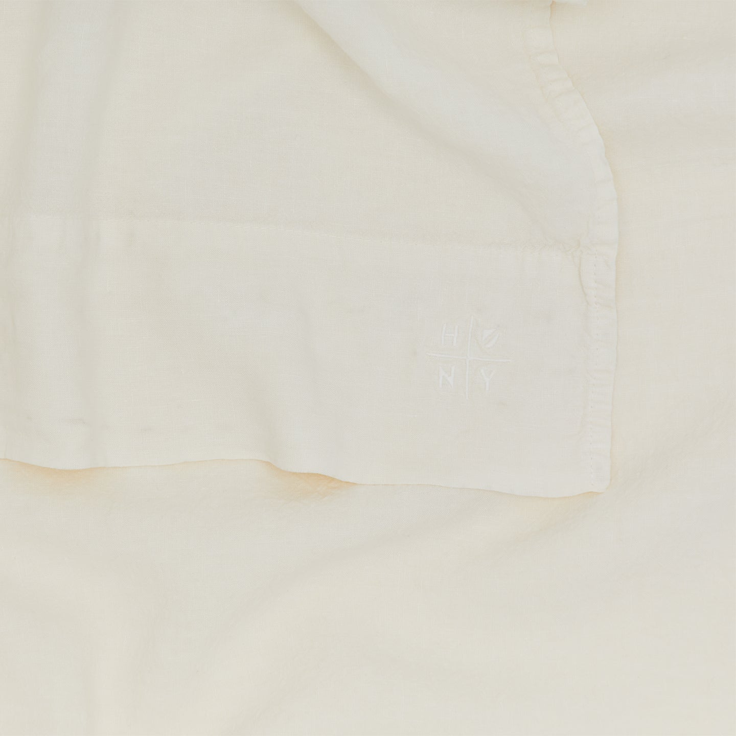 Simple Linen Flat Sheet - Ivory – Hawkins New York