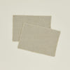 Jasper Placemat, Set of 2 - Natural Linen Wool