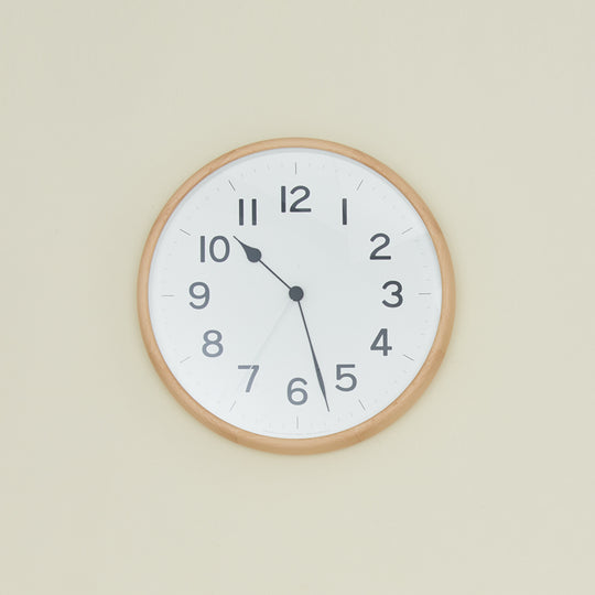 Classic Wall Clock - Natural