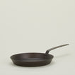 Spun iron frying pan