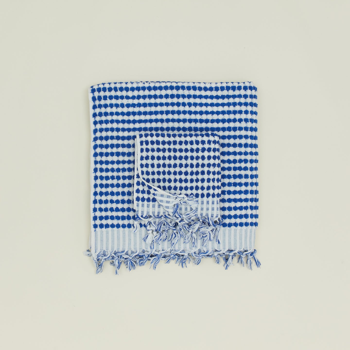 Dotted Towel - Colbalt