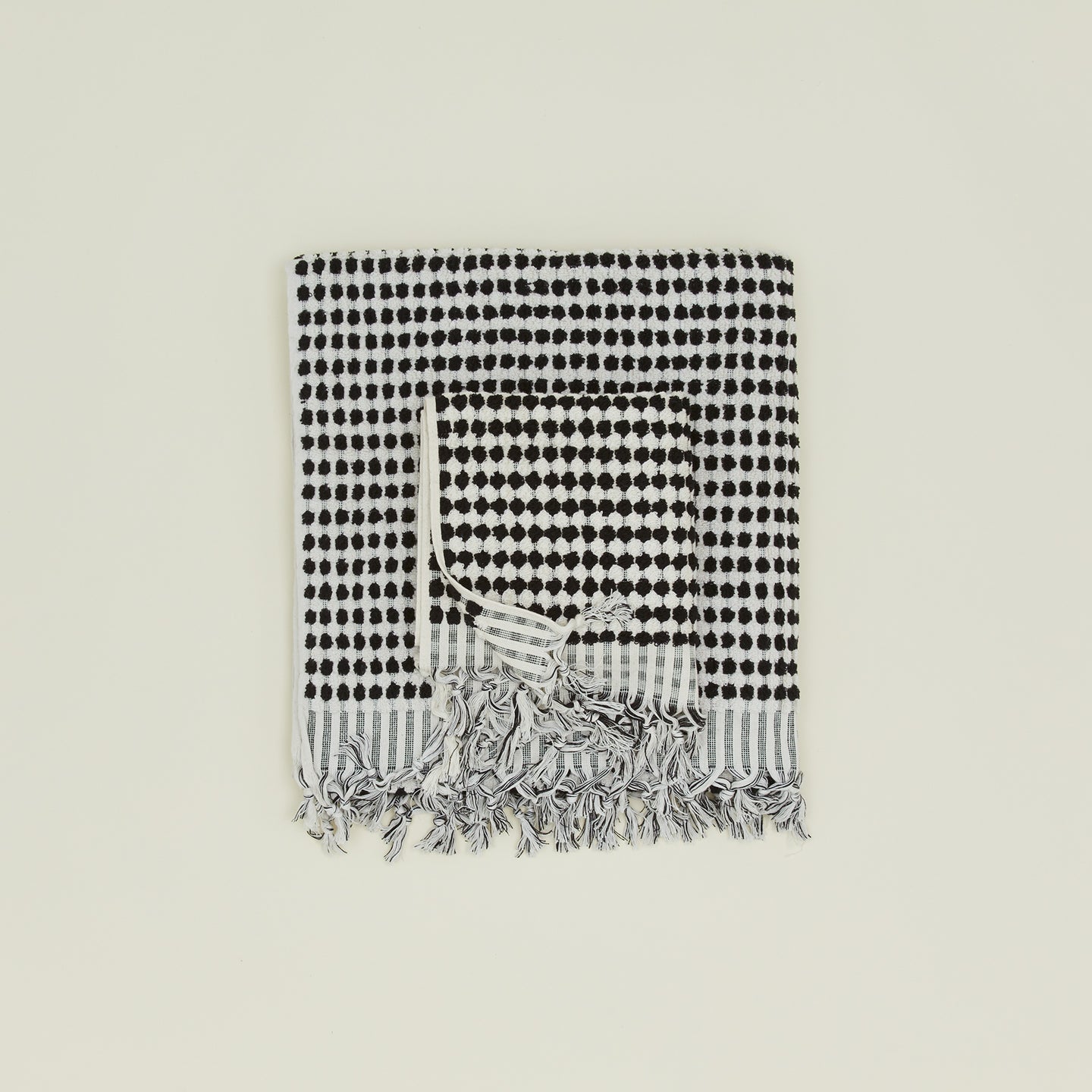 Dotted Towel - Black
