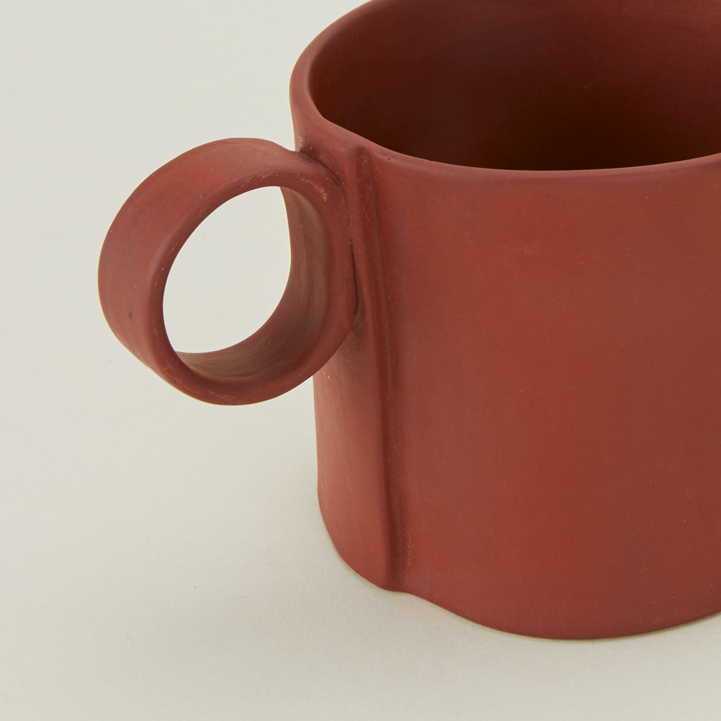 Loop Handled Mug - Terracotta