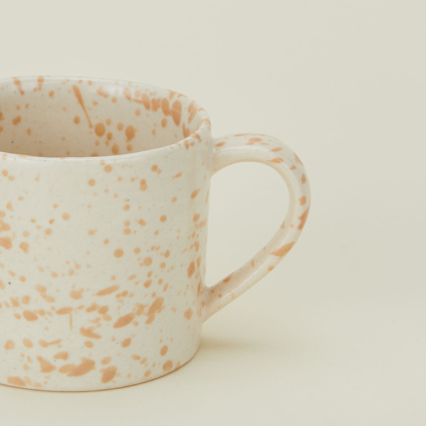 Splatterware Mug, Set of 4 - Latte