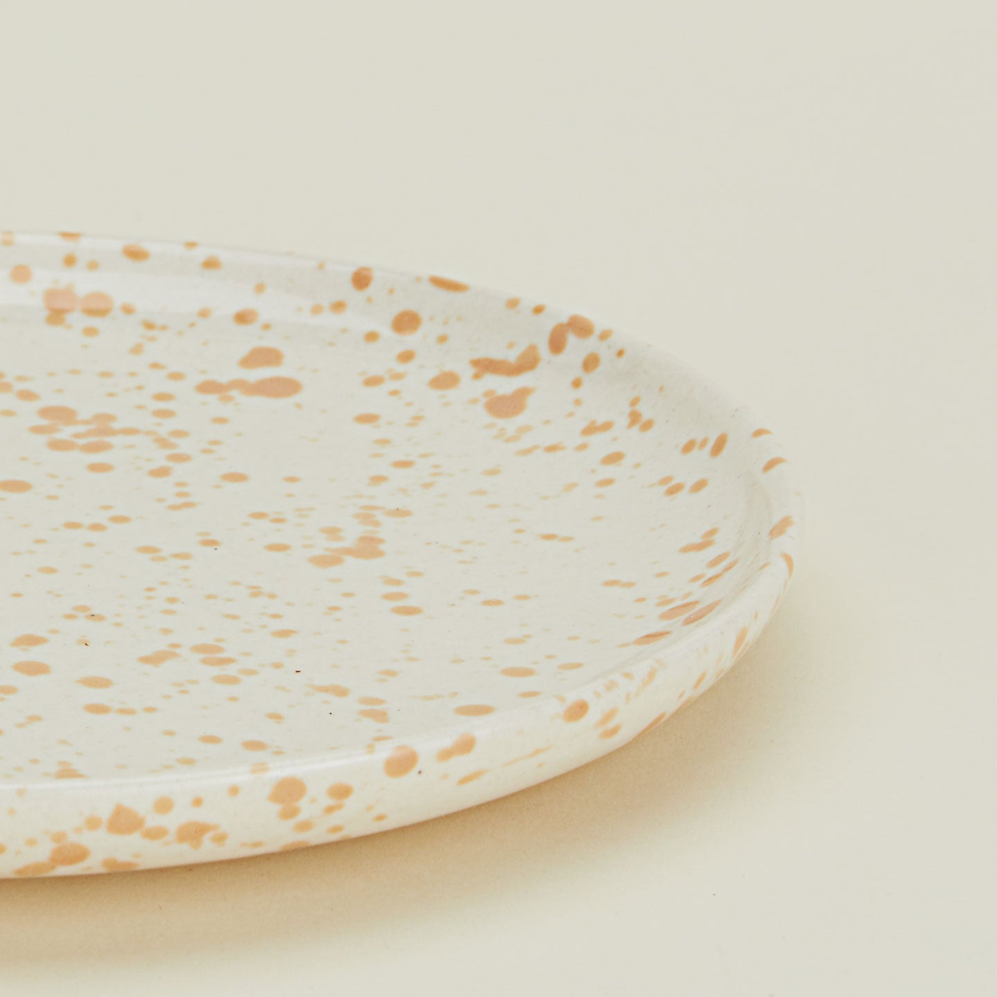 Splatterware Plate, Set of 4 - Latte