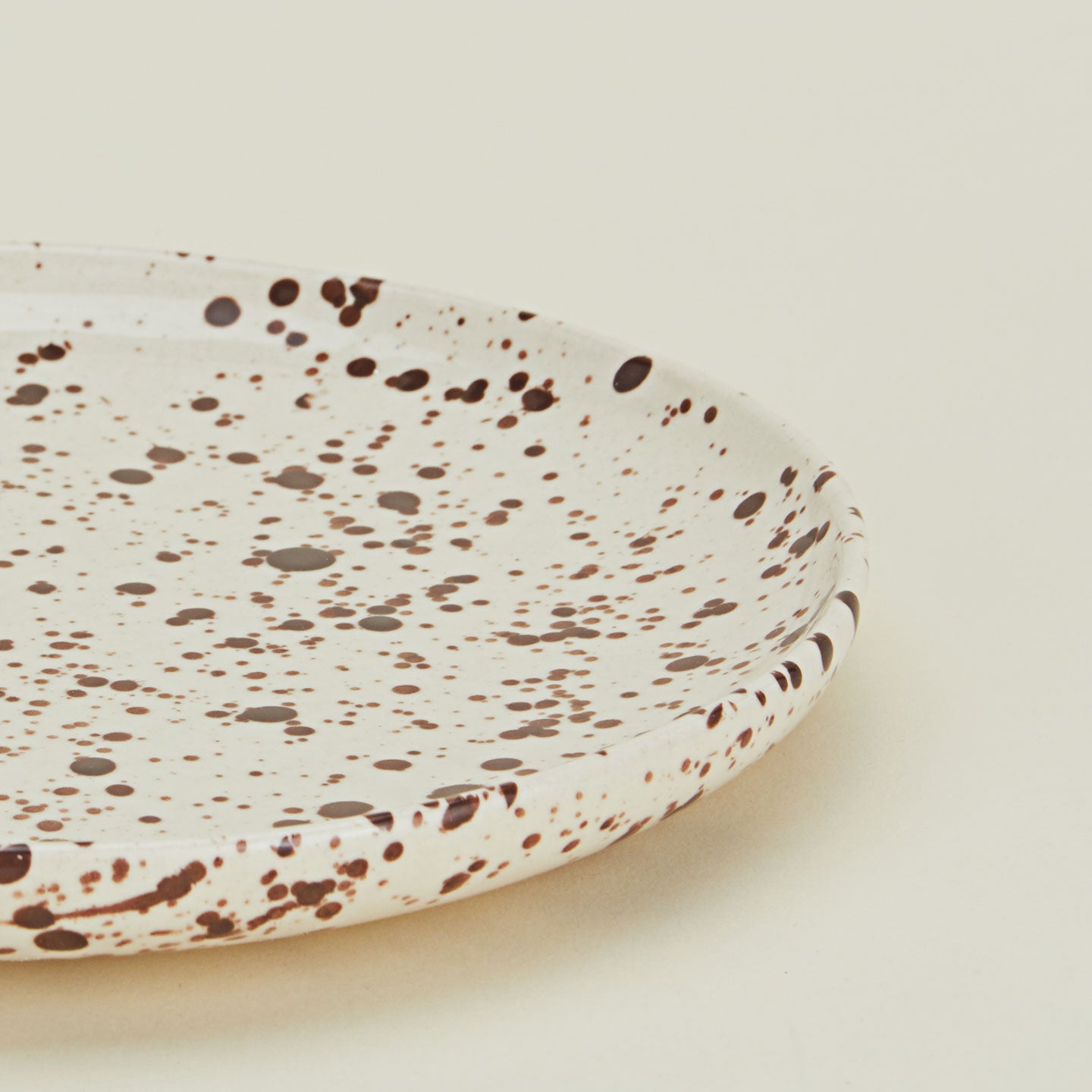 Splatterware Plate, Set of 4 - Cacao