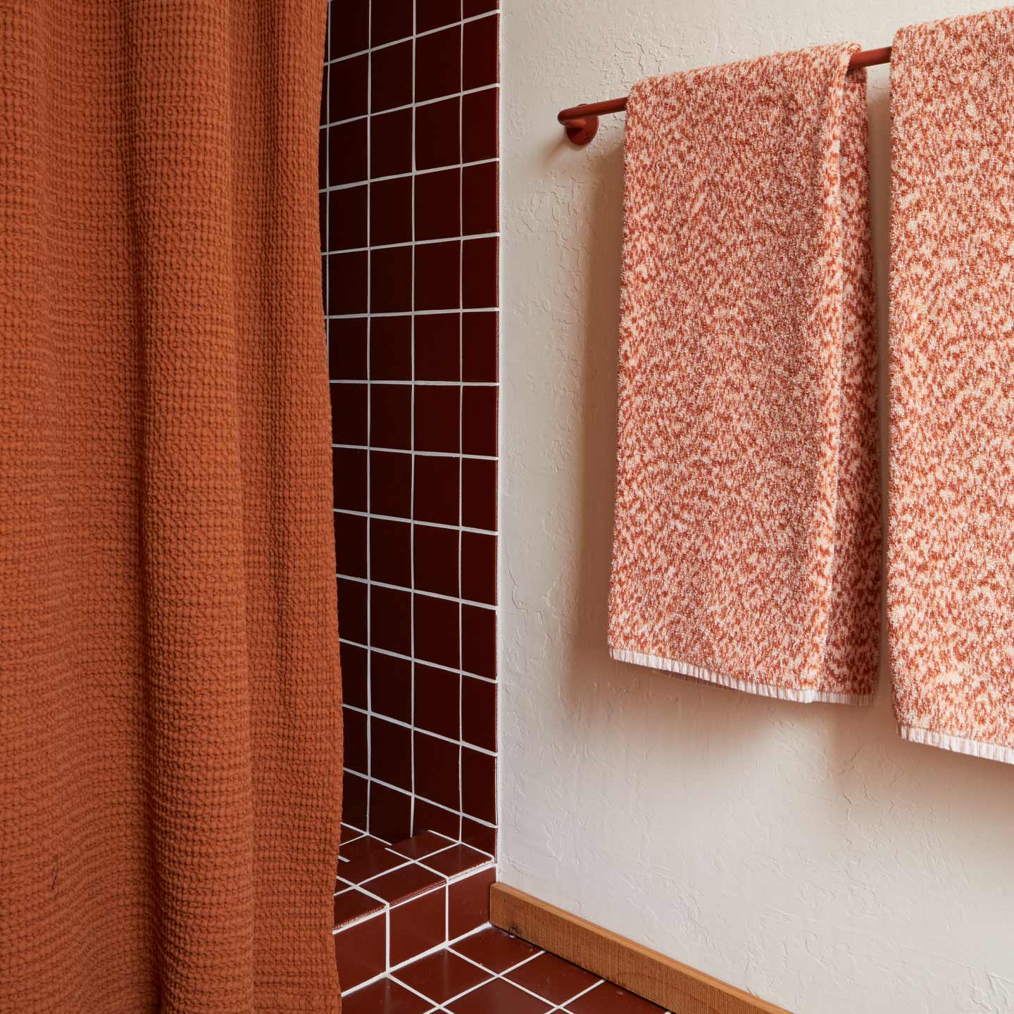 Space Dye Terry Bath Towel, Terracotta – Hawkins New York