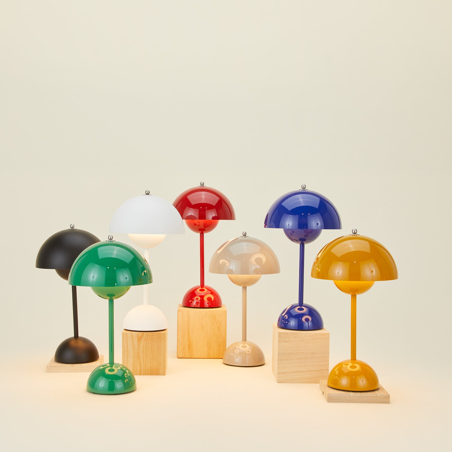 Flowerpot Portable Lamp by &Tradition Cobalt Blue