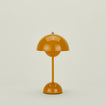 Flowerpot portable lamp in mustard