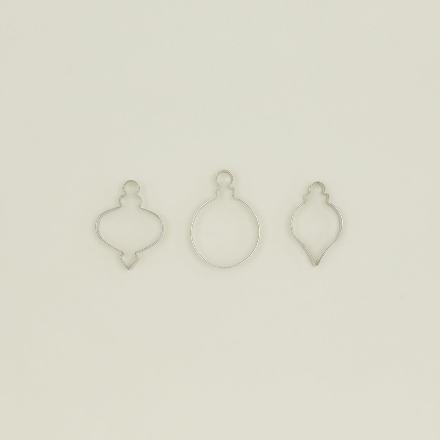 Ornament cookie cutter set of 3