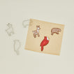 Woodland cookie cutter set with cookies
