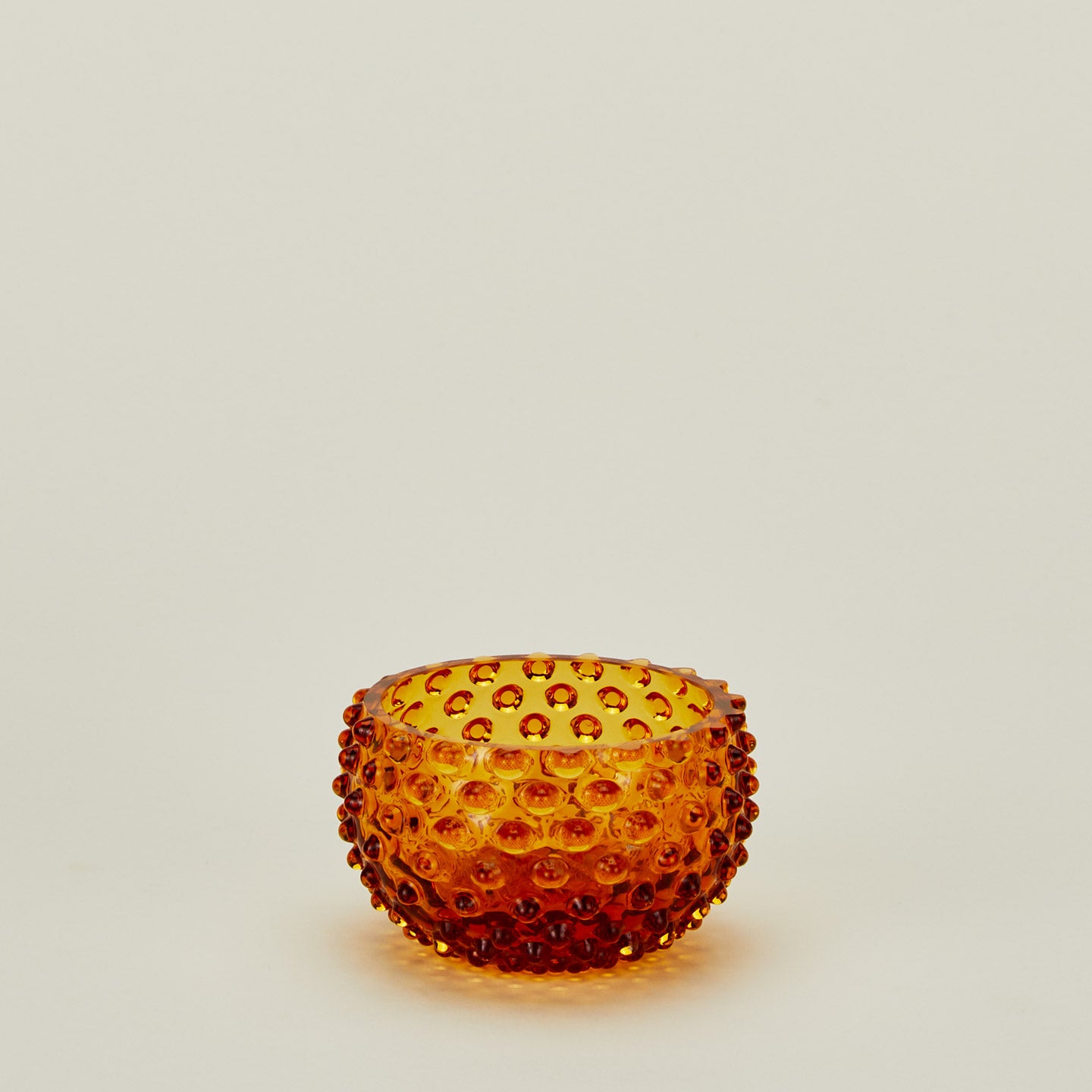 Hobnail Tapas Bowl - Amber