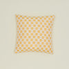 Quilted Checkered Pillow Cover - Yellow/White Checkered