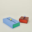 Cache boxes in various colors