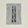 Floral Handpainted Taper Pair - Black