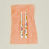 Floral Handpainted Taper Pair - White