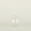 Large aurora sphere vase in clear