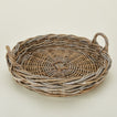 Detailed view of Rattan tray