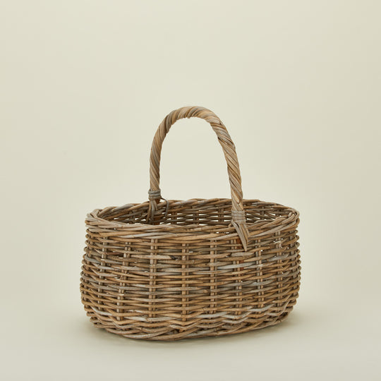 Rattan Market Basket