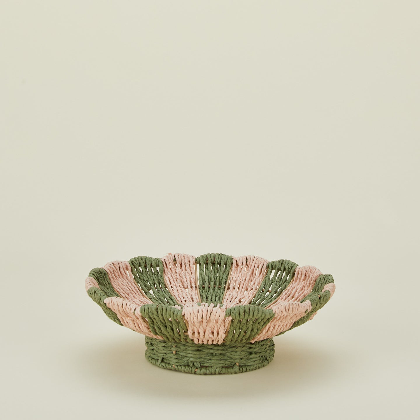 Bloomingville woven rope footed bowl.