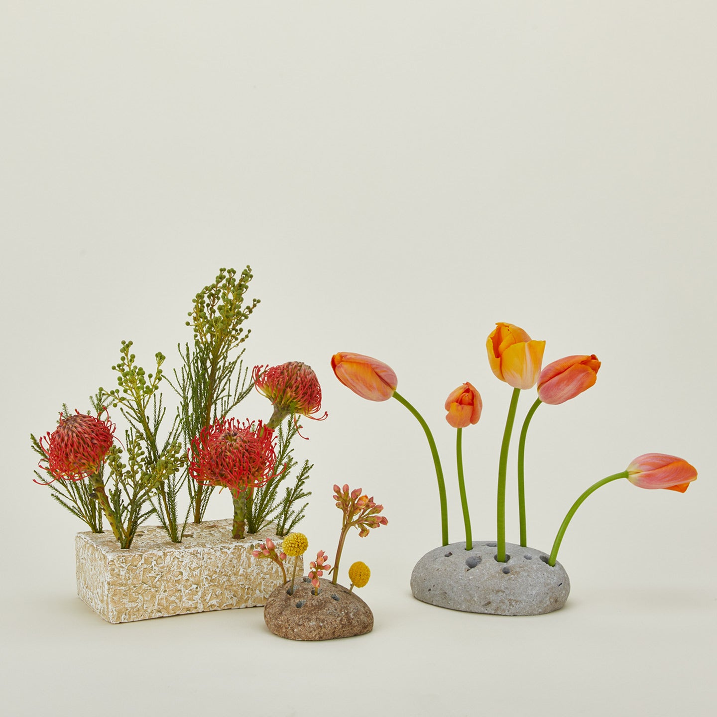 River Rock Round Ikebana Vase – Hawkins New York