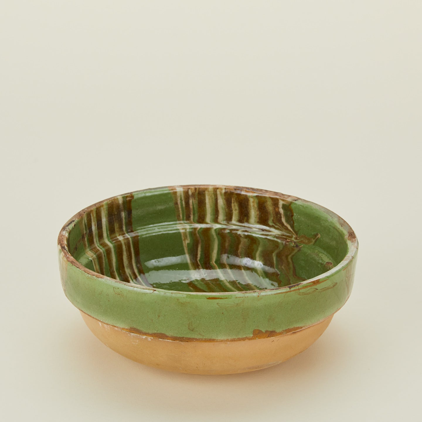 Medium marbleized glazed bowl