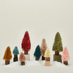 Bottlebrush trees in various colors