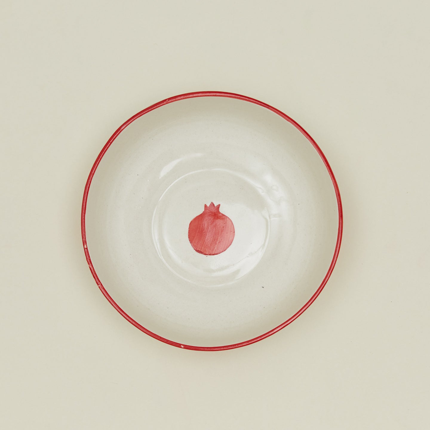 Overhead view of Casa Amarosa pomegranate bowl