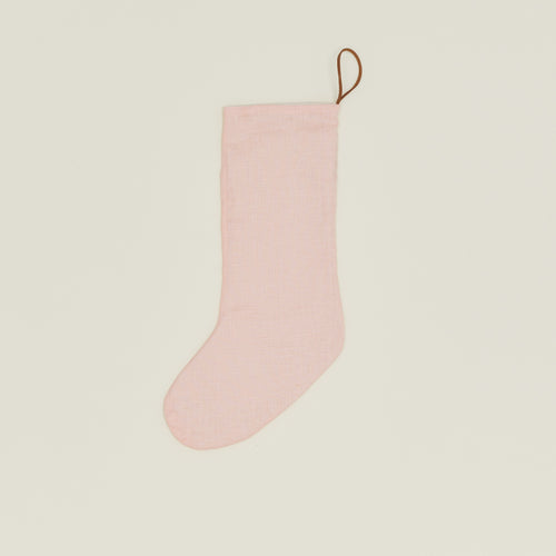 Simple Linen Stocking - Blush