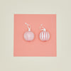 Large Candy Striped Bauble, Set of 2