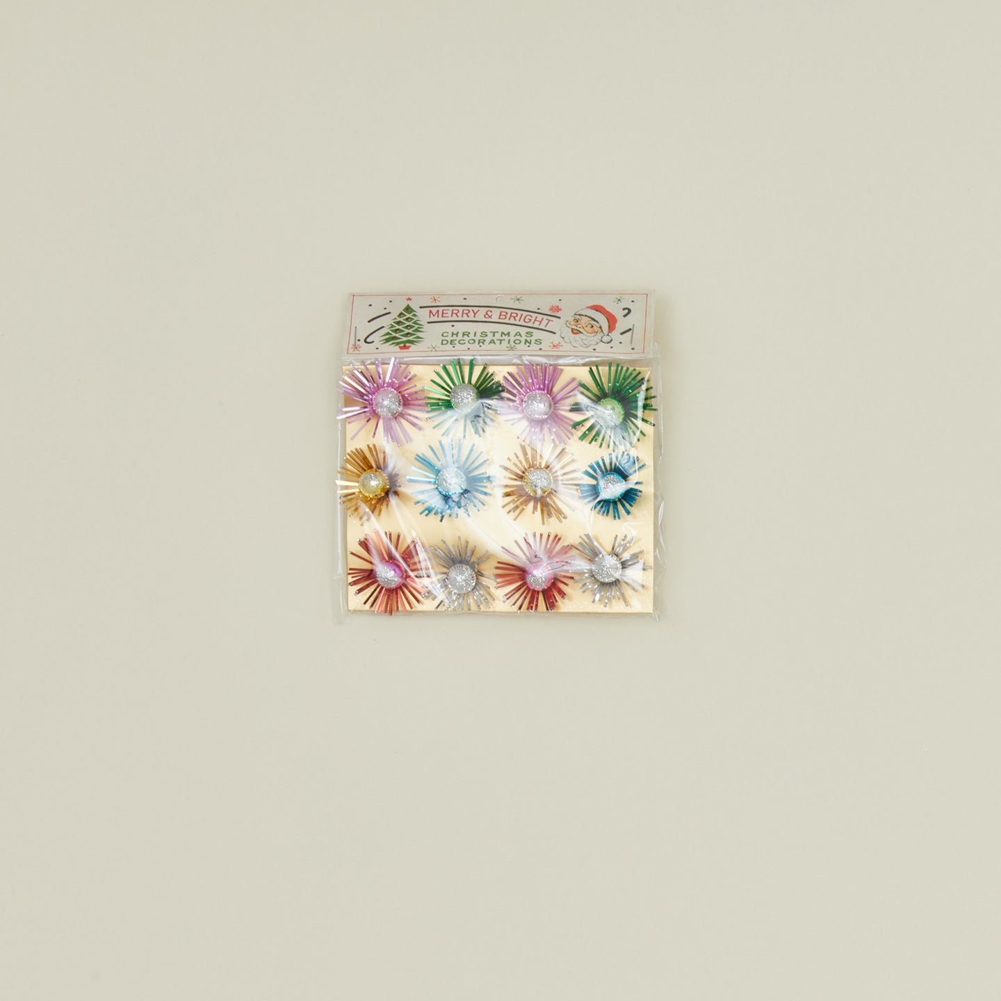 Vintage Tinsel Starbust, Set of 12
in packaging